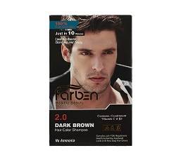 فاربن شامپو رنگ  قهوه ای خیلی تیره 150میل